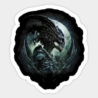 queen alien Sticker